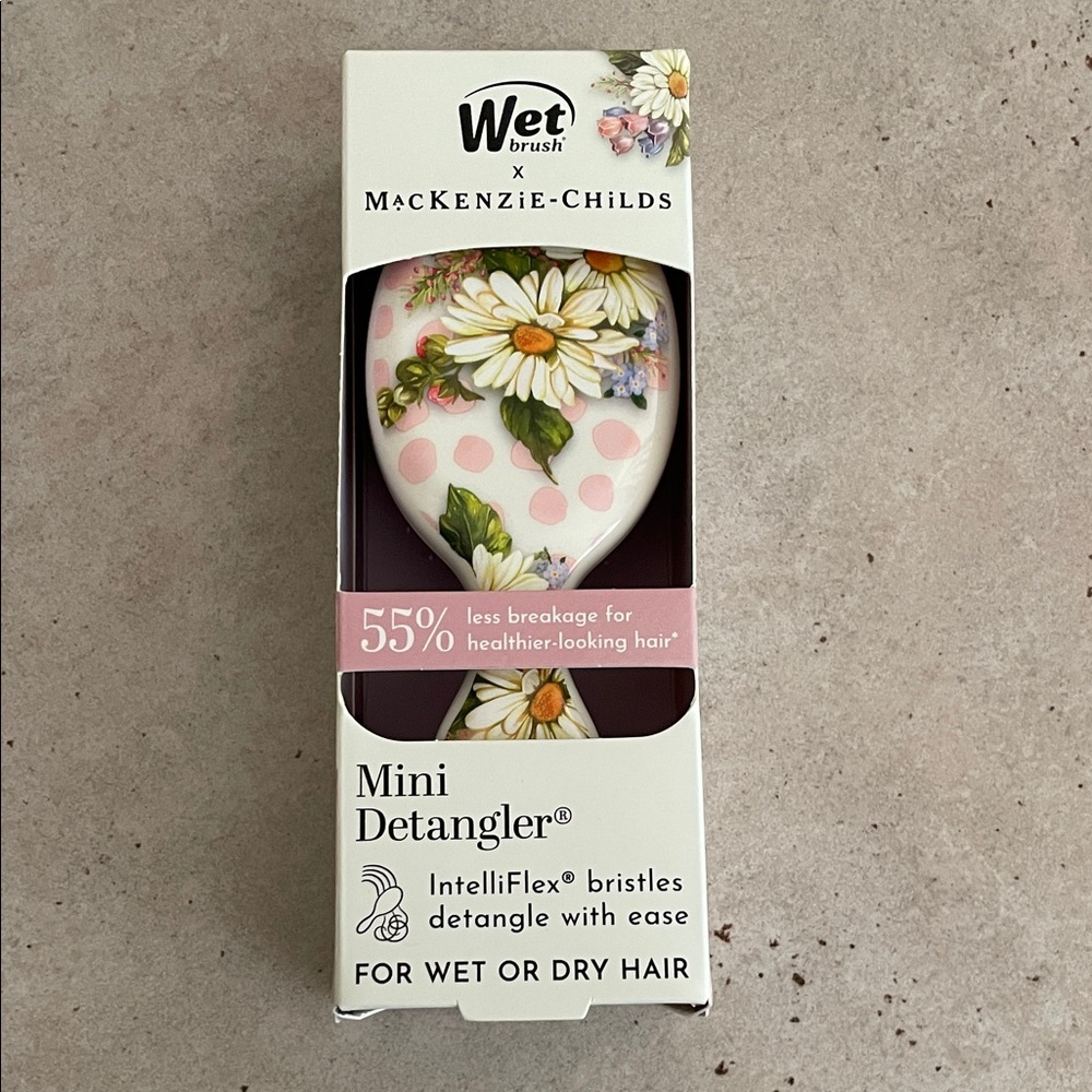 Wet Brush x MacKenzie-Childs target Mini Detangler - Floral Pink